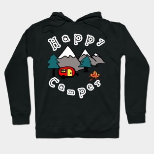 Happy Camper / cute draw Hoodie